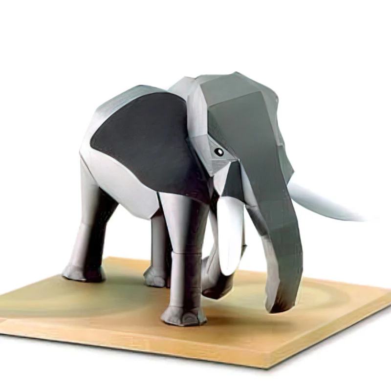 Art Craft Elephant - 아프리카 코끼리 종이 접기 예술 미니