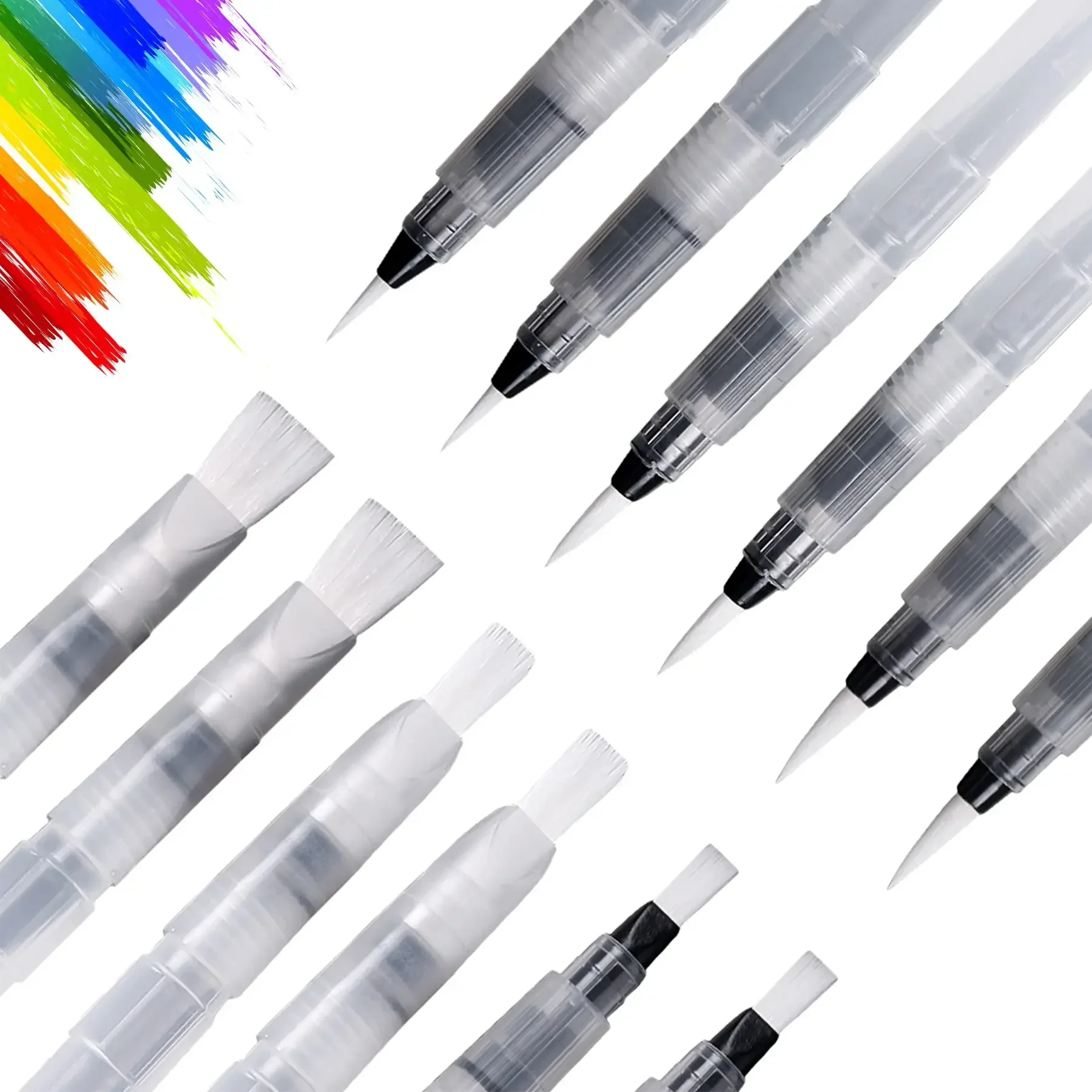 Illustration Marker Set - 3/6 조각 수채화 브러쉬 펜 세트,