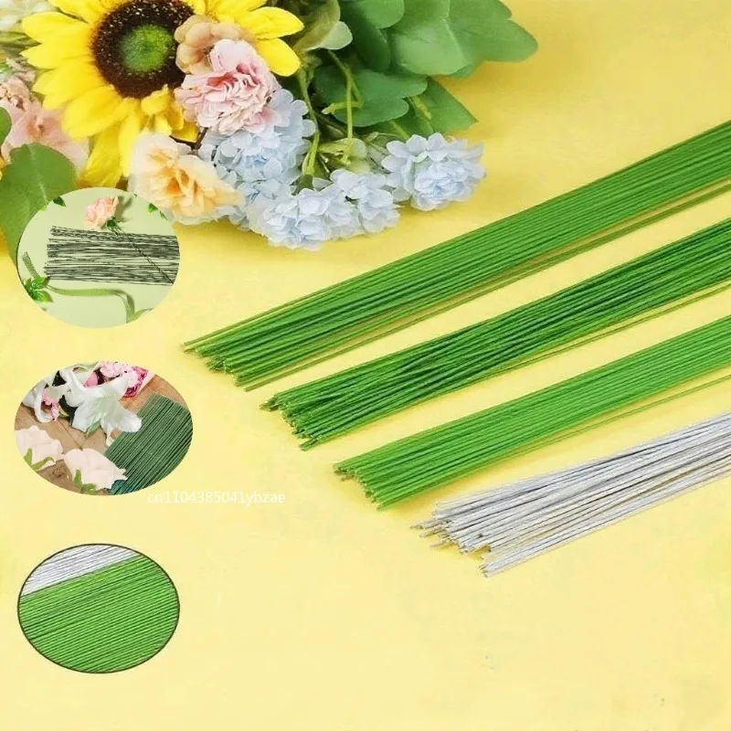100-1000pcs 종이 꽃 와이어 0.3mm/0.0 - Art Craft Items 리뷰 및 가격