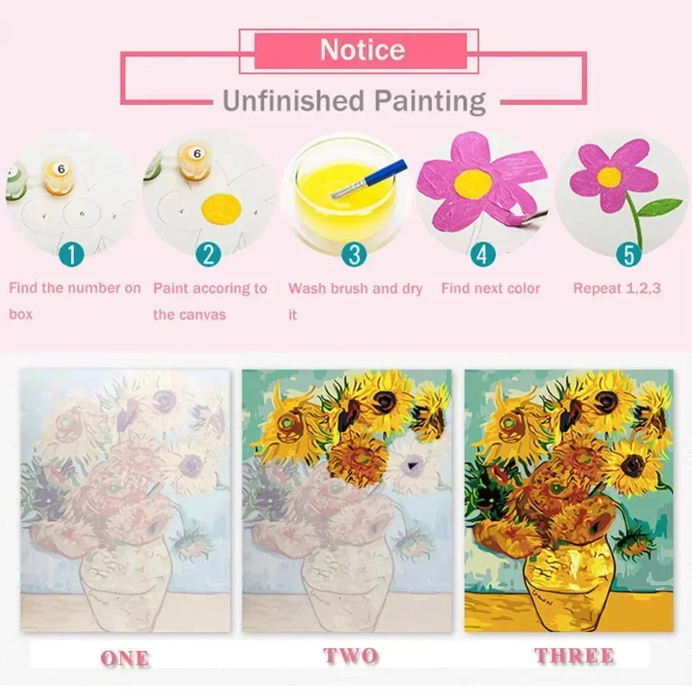성인 초보자를 위한 페인트 바이 넘버스 키트 40X50 - Art Craft Letter A 리뷰 및 가격