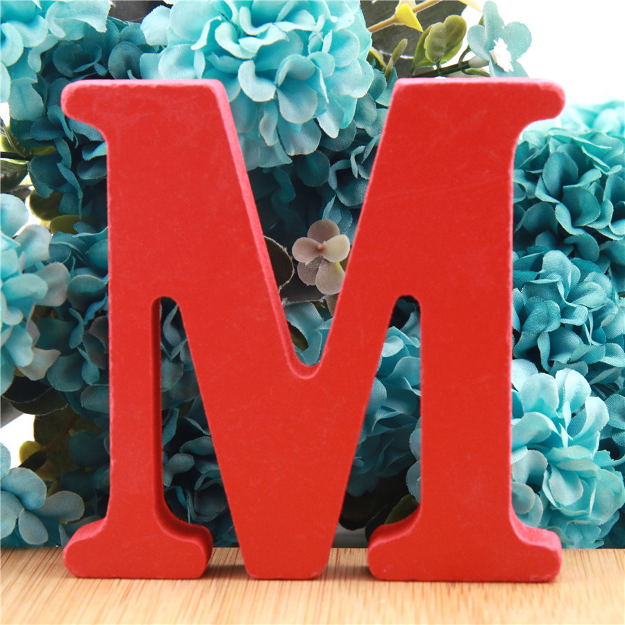 1pc 10CMX10CM 레드 아트 공예 무료 서 심장 - Art Craft Letter A 리뷰 및 가격