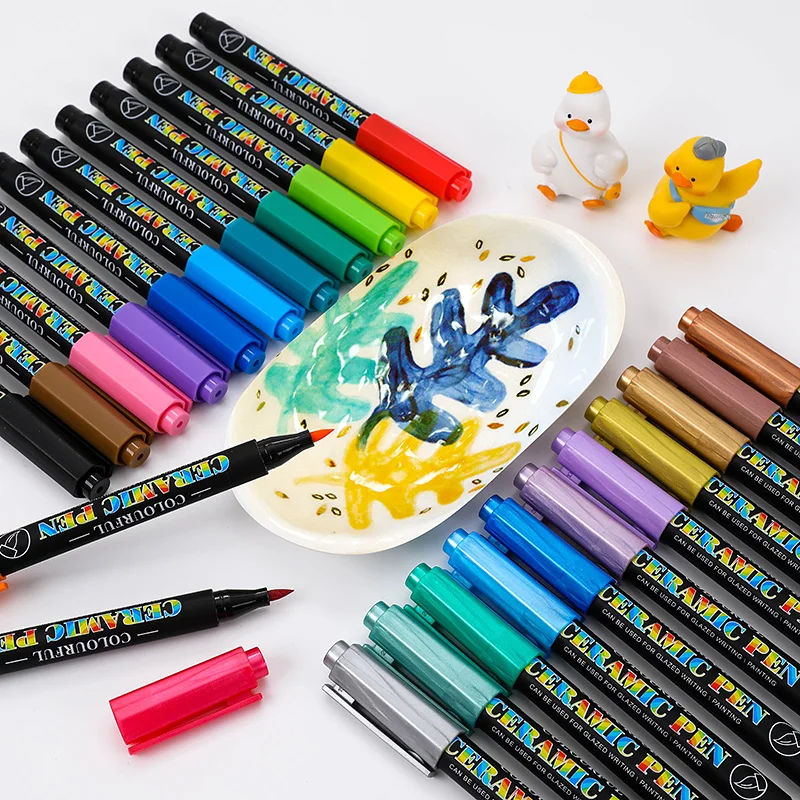 GN 12/24색 고온 오븐 베이킹 세라믹 마커 펜 세 - Illustration Marker Set 리뷰 및 가격