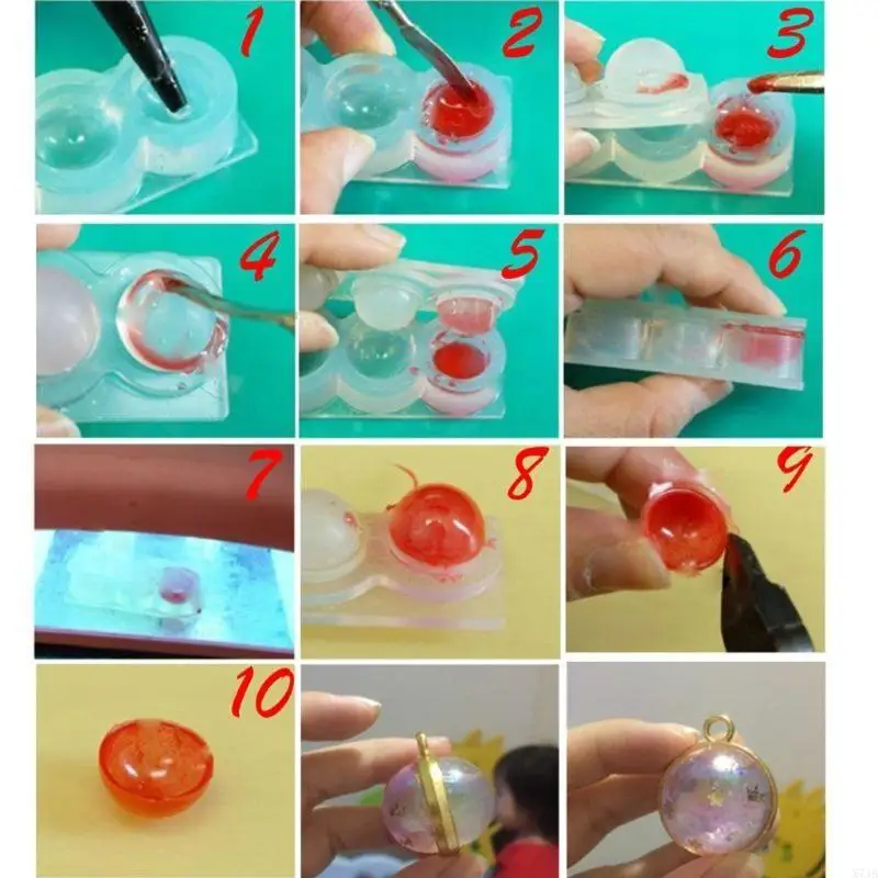 실리콘 몰드 속이 빈 구형 주조 몰드 DIY 공예 3D - The Art And Craft Of Jewelry 리뷰 및 가격