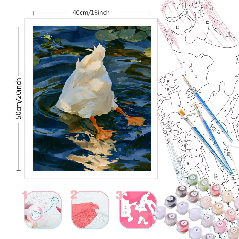 성인 초보자를 위한 페인트 바이 넘버스 키트 40X50 - Art Craft Letter A 리뷰 및 가격