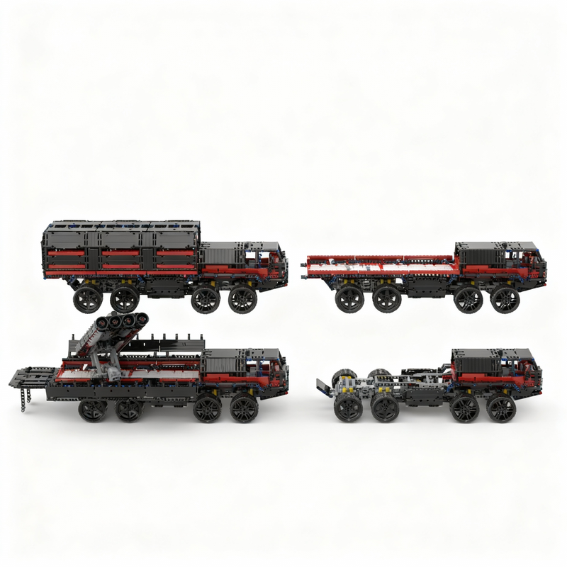 2641피스 MOC 8x8 로켓 캐리어 기술 모델 조립 - Art And Craft Rocket 리뷰 및 가격