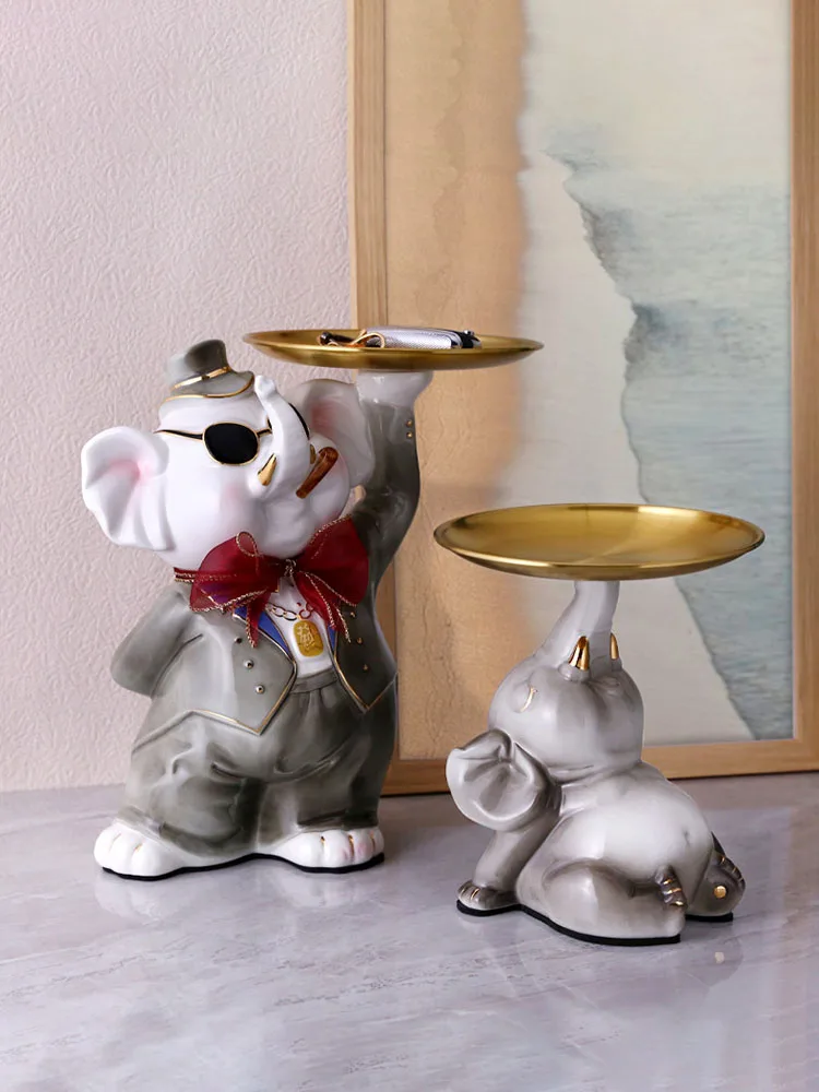 현대 미술 홈 장식 코끼리 동상 크리 에이 티브 홈 액 - Art Craft Elephant 리뷰 및 가격