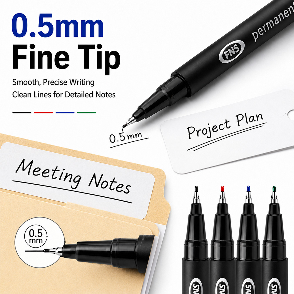 4/12 Pcs 0.5mm 파인 팁 영구 마커 펜 방수 - Illustration Marker Set 리뷰 및 가격