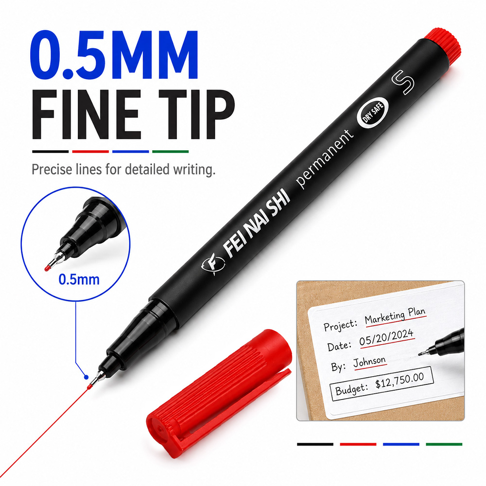 4/12 Pcs 0.5mm 파인 팁 영구 마커 펜 방수 - Illustration Marker Set 리뷰 및 가격