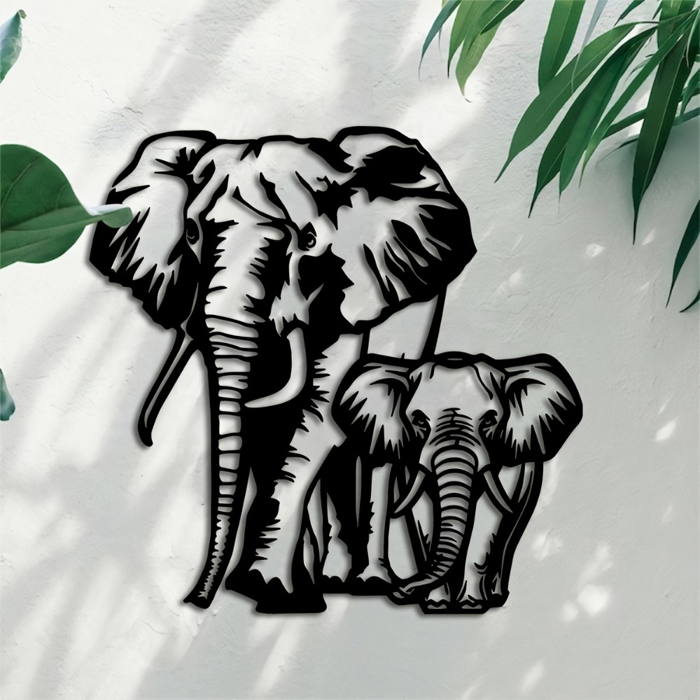 CIFBUY 금속 코끼리 벽 예술 철 공예 동물 조각품 - Art Craft Elephant 리뷰 및 가격