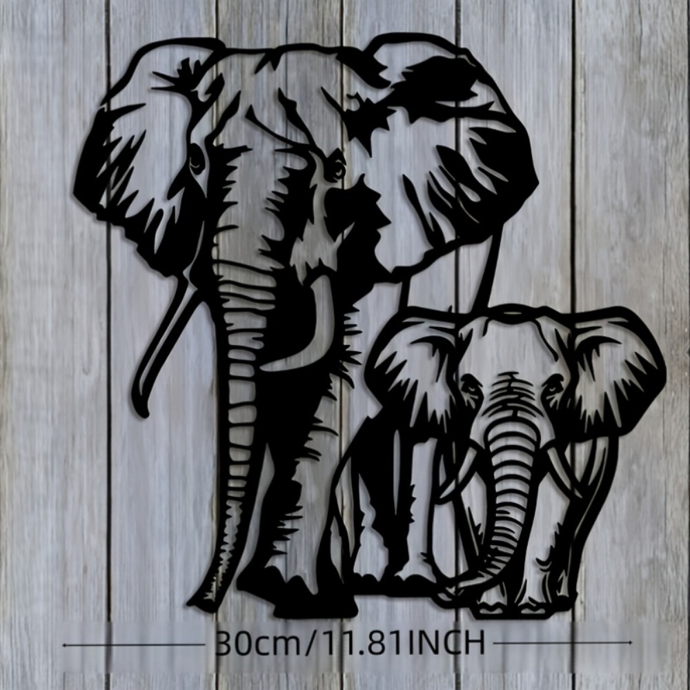 CIFBUY 금속 코끼리 벽 예술 철 공예 동물 조각품 - Art Craft Elephant 리뷰 및 가격