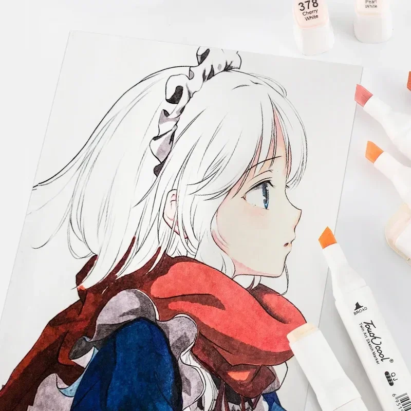 6/12/24/30 색상 스킨 톤 듀얼 헤드 마커 세트 - Illustration Marker Set 리뷰 및 가격