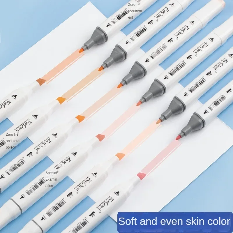 6/12/24/30 색상 스킨 톤 듀얼 헤드 마커 세트 - Illustration Marker Set 리뷰 및 가격
