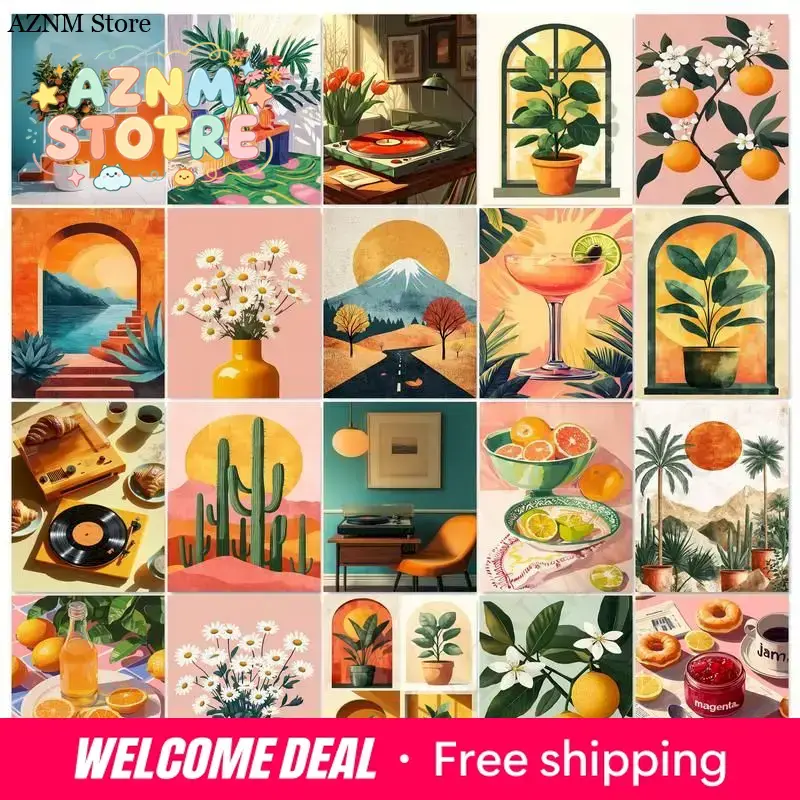 GATYZTORY 프레임 DIY 숫자 그림 꽃 아트 드 - Art Craft Adult 리뷰 및 가격