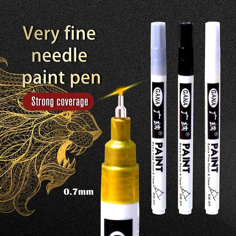 4 개/대 오일 기반 흰색 검정색 영구 페인트 마커 펜 - Illustration Marker Set 리뷰 및 가격