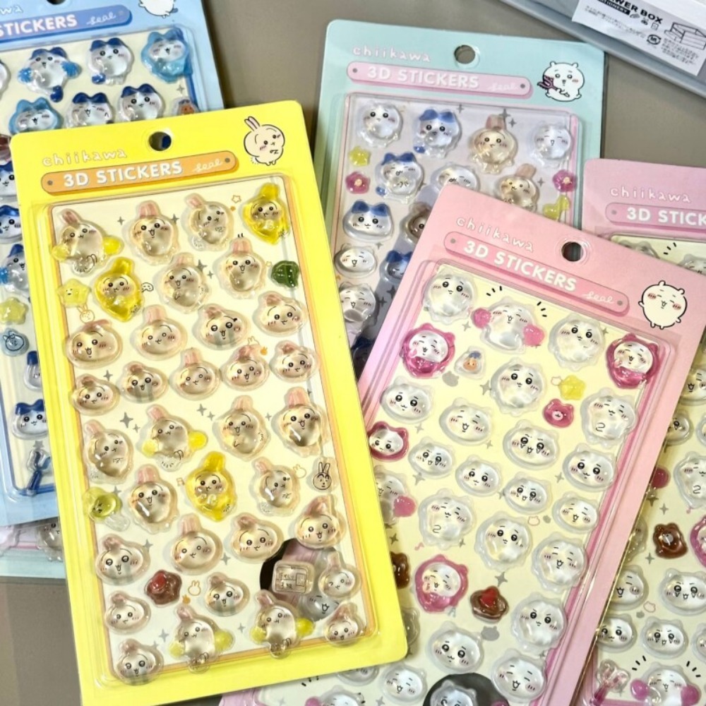 귀여운 치이카와 3D 크리스탈 엠보싱 스티커 DIY 데 - Art Craft Items 리뷰 및 가격