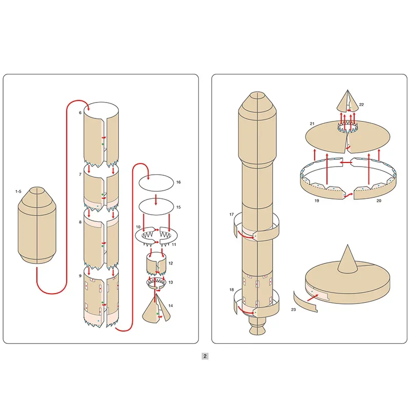 일본 H-2A 로켓 공간 종이 접기 아트 접이식 미니  - Art And Craft Rocket 리뷰 및 가격